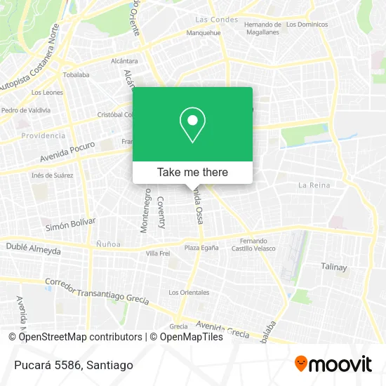 Pucará 5586 map