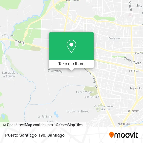 Puerto Santiago 198 map