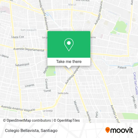 Colegio Bellavista map