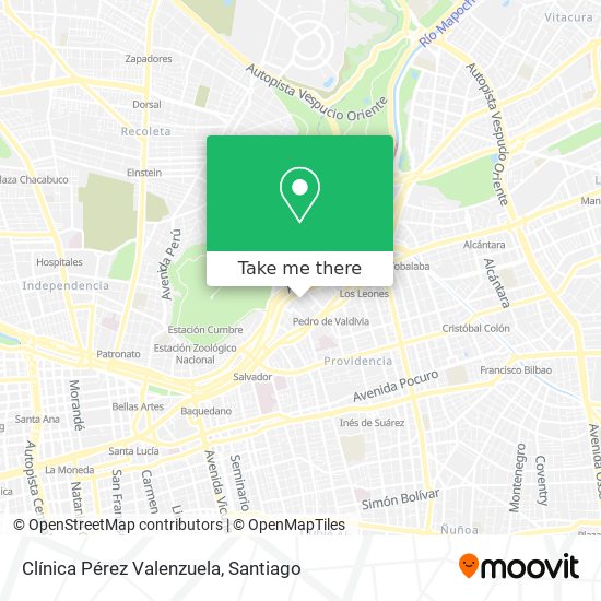 Clínica Pérez Valenzuela map
