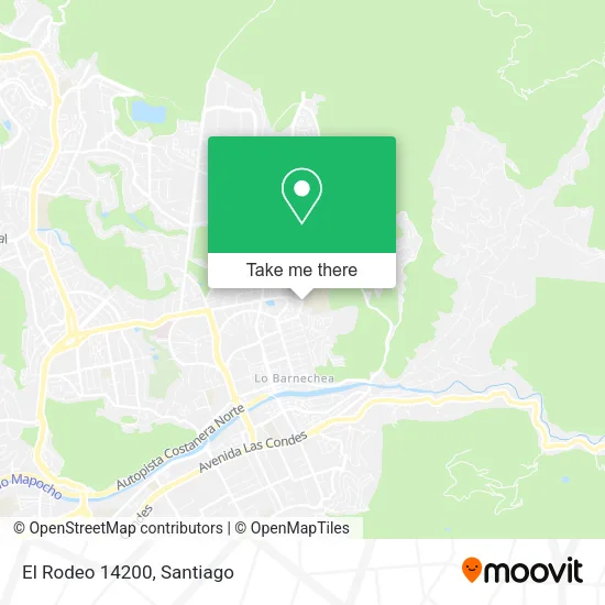 El Rodeo 14200 map