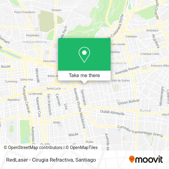 RedLaser - Cirugia Refractiva map