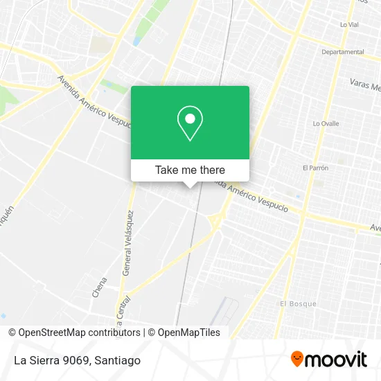 La Sierra 9069 map