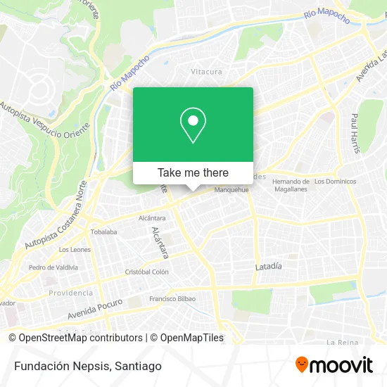 Fundación Nepsis map
