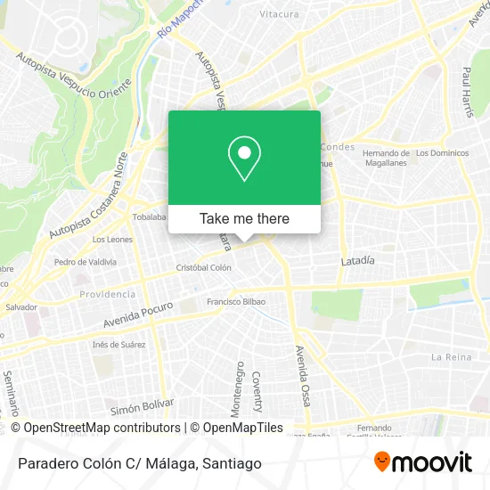 Paradero Colón C/ Málaga map