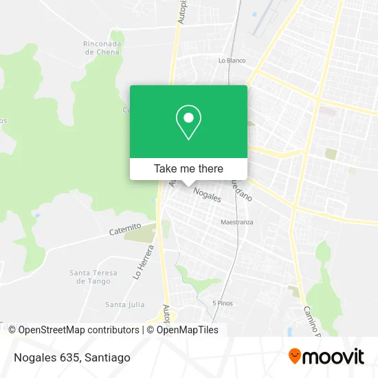 Nogales 635 map