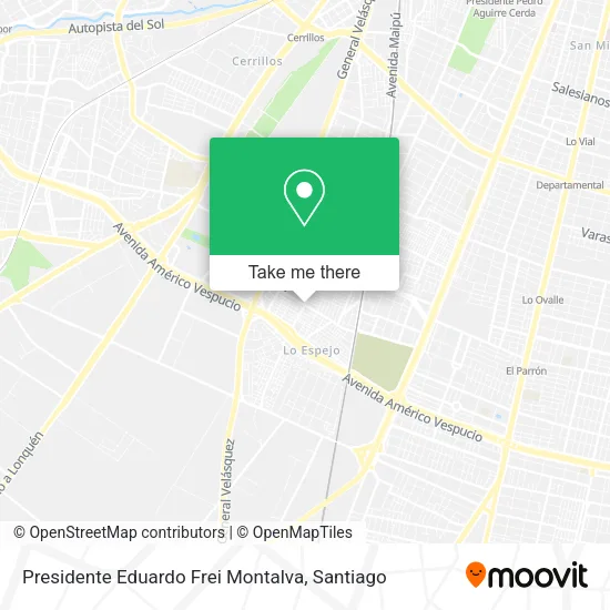 Presidente Eduardo Frei Montalva map