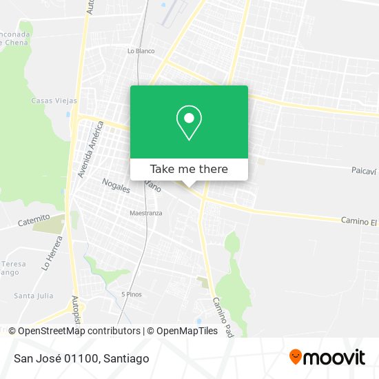 San José 01100 map