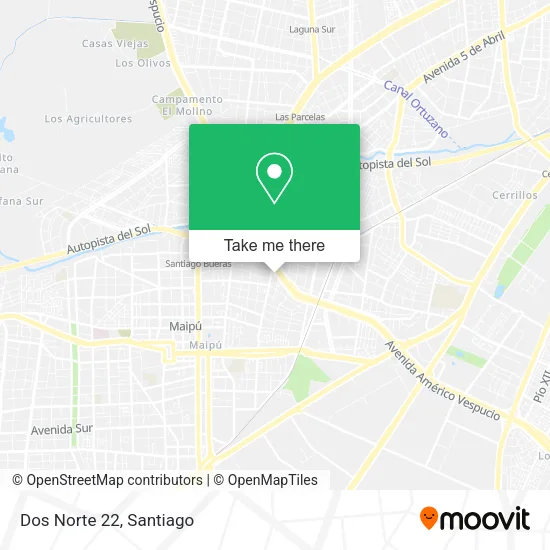 Dos Norte 22 map