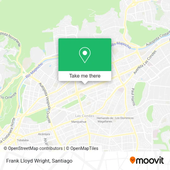 Frank Lloyd Wright map