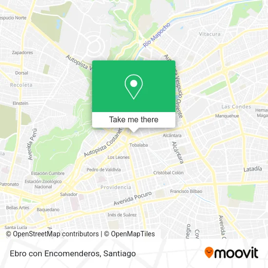 Ebro con Encomenderos map