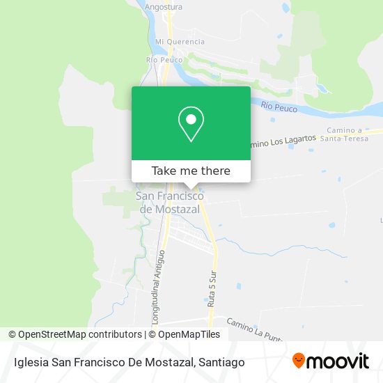 Iglesia San Francisco De Mostazal map