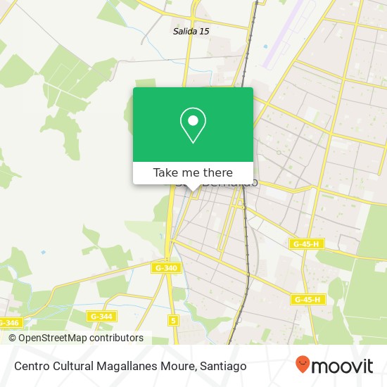 Centro Cultural Magallanes Moure map