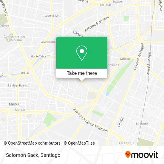 Salomón Sack map