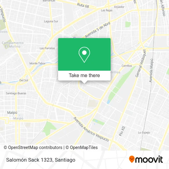 Salomón Sack 1323 map