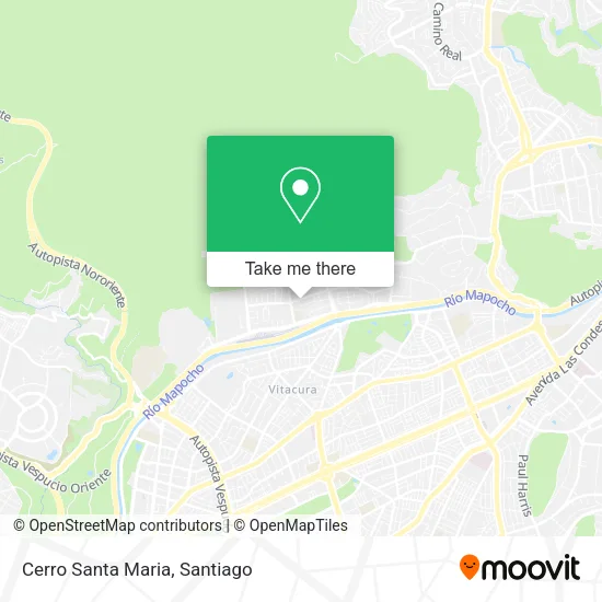 Cerro Santa Maria map