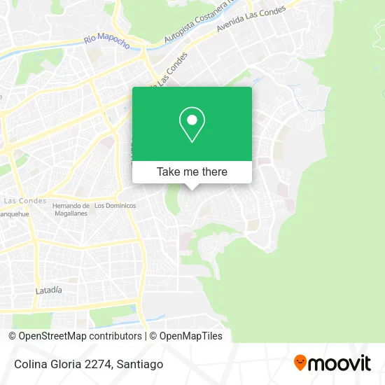 Colina Gloria 2274 map