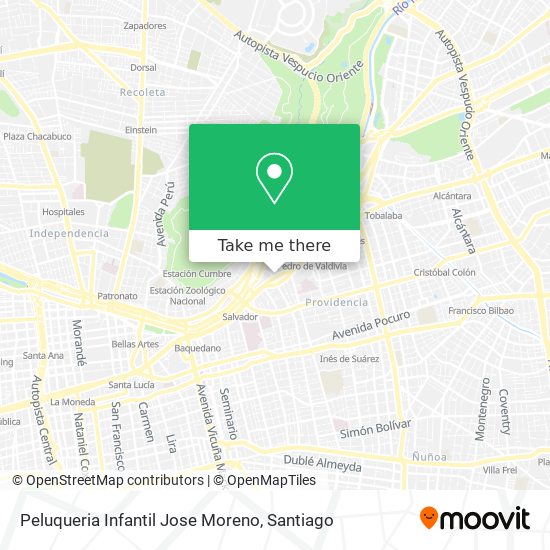 Peluqueria Infantil Jose Moreno map