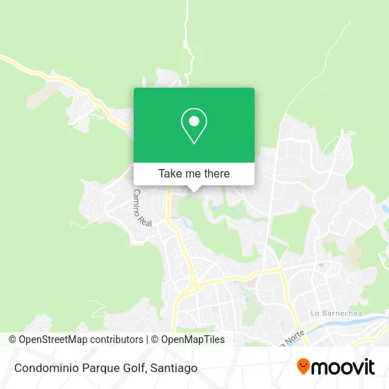 Condominio Parque Golf map