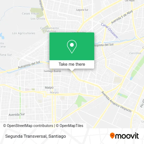Segunda Transversal map