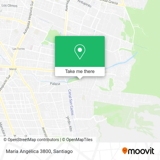 María Angélica 3800 map