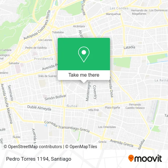 Pedro Torres 1194 map
