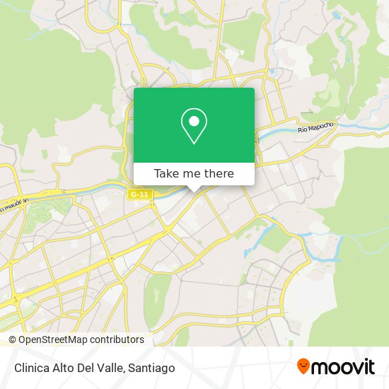 Clinica Alto Del Valle map