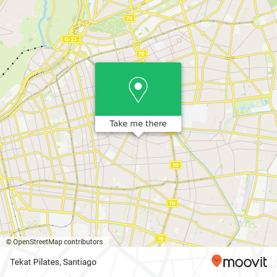 Tekat Pilates map