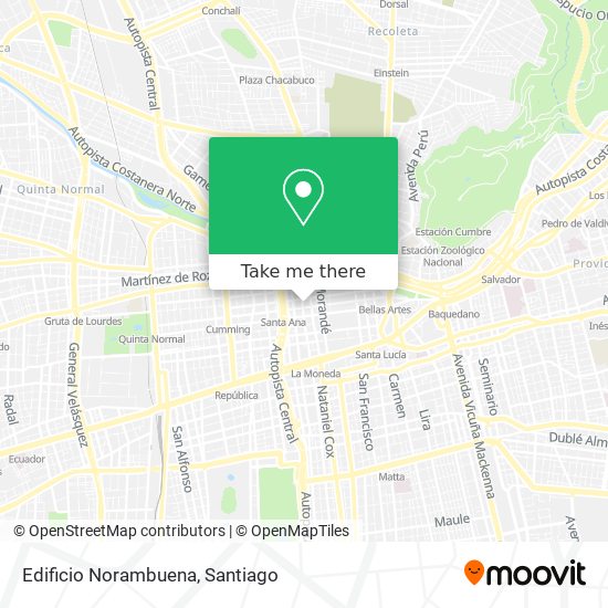 Edificio Norambuena map