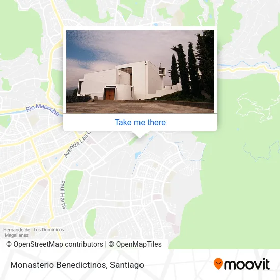 Monasterio Benedictinos map