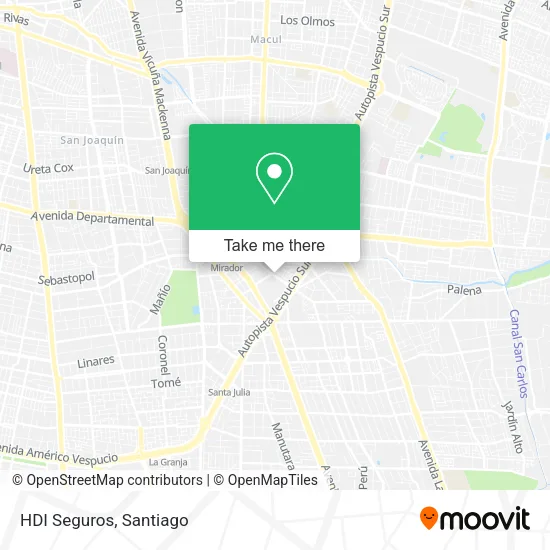 HDI Seguros map