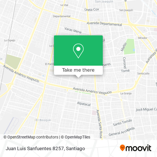Juan Luis Sanfuentes 8257 map