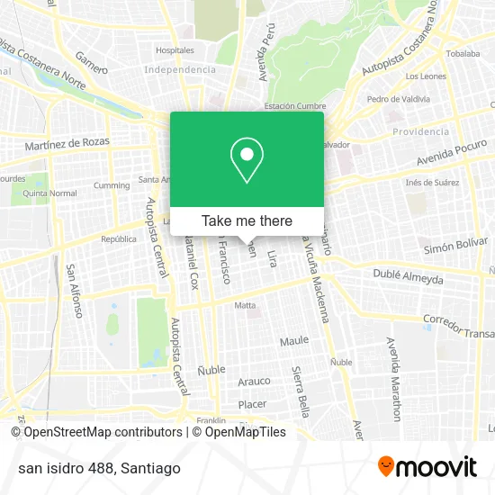 san isidro 488 map