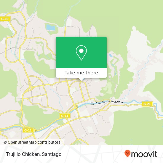 Trujillo Chicken map