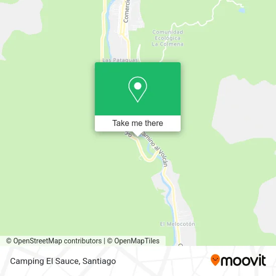 Camping El Sauce map