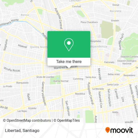 Libertad map