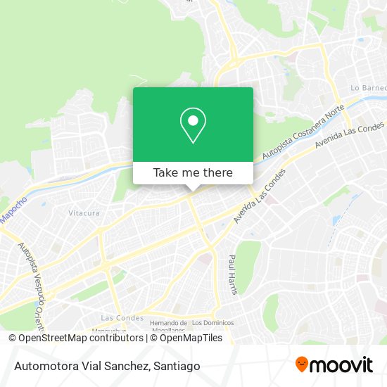 Automotora Vial Sanchez map