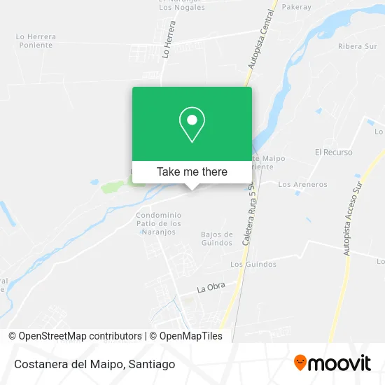 Costanera del Maipo map