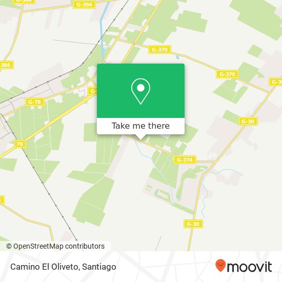 Camino El Oliveto map