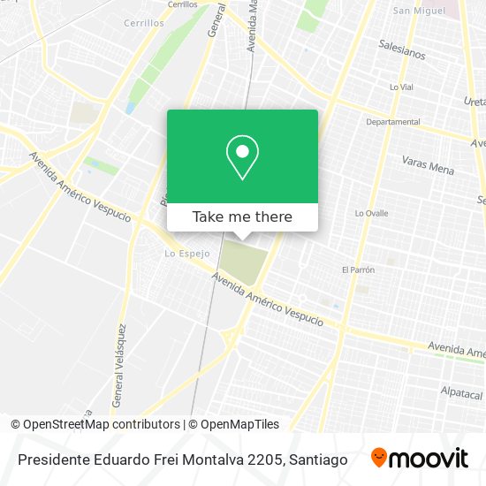 Mapa de Presidente Eduardo Frei Montalva 2205
