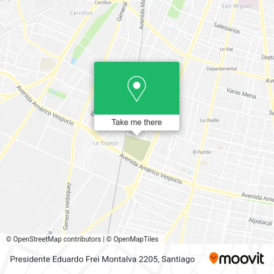 Presidente Eduardo Frei Montalva 2205 map