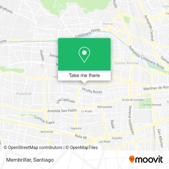 Membrillar map