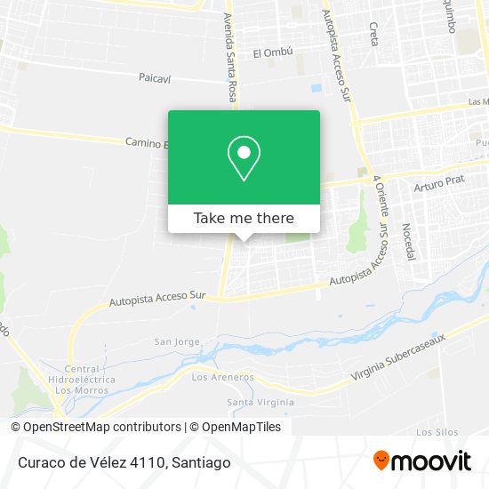 Curaco de Vélez 4110 map