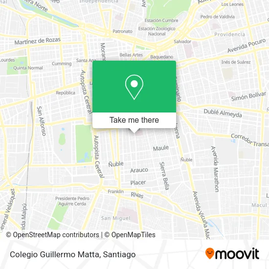 Colegio Guillermo Matta map