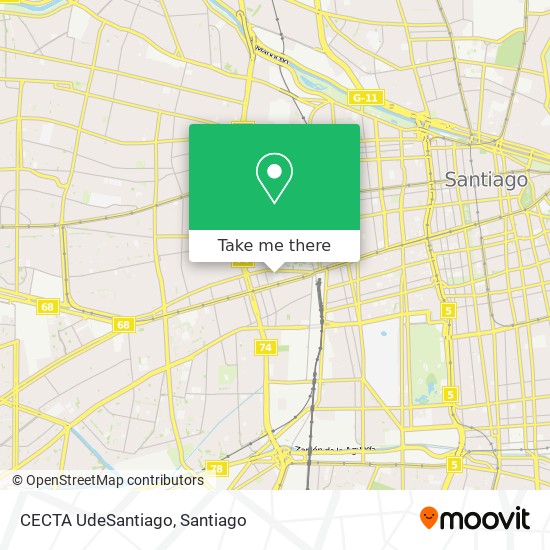 Mapa de CECTA UdeSantiago