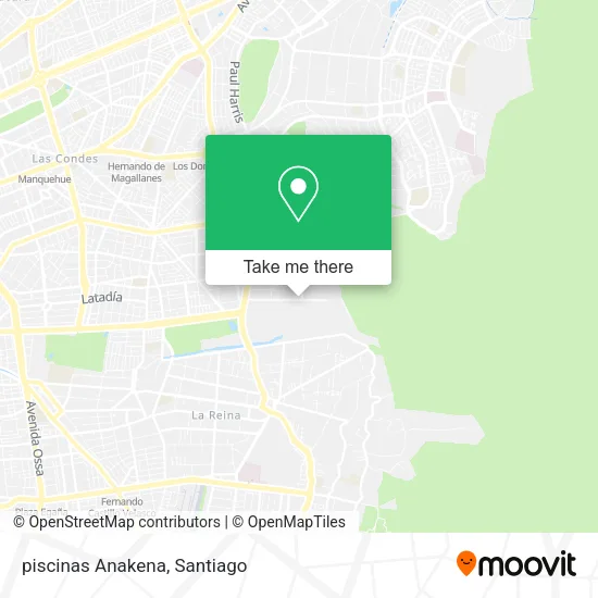 piscinas Anakena map