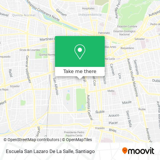 Escuela San Lazaro De La Salle map