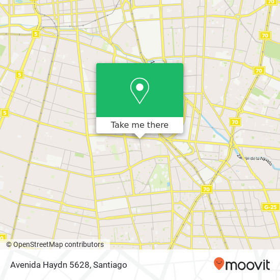 Avenida Haydn 5628 map