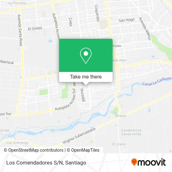 Los Comendadores S/N map