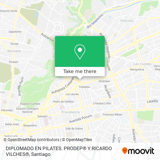 DIPLOMADO EN PILATES. PRODEP® Y RICARDO VILCHES® map